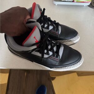 Jordan Black Cement 3’s